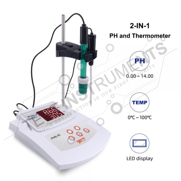 PHS-3C PH Meter Benchtop pH/ORP/thermometer 3 In1Digital PH