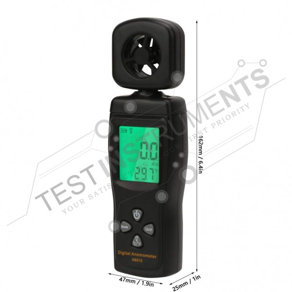 AS816 Smart Sensor Wind Speed Meter Anemometer