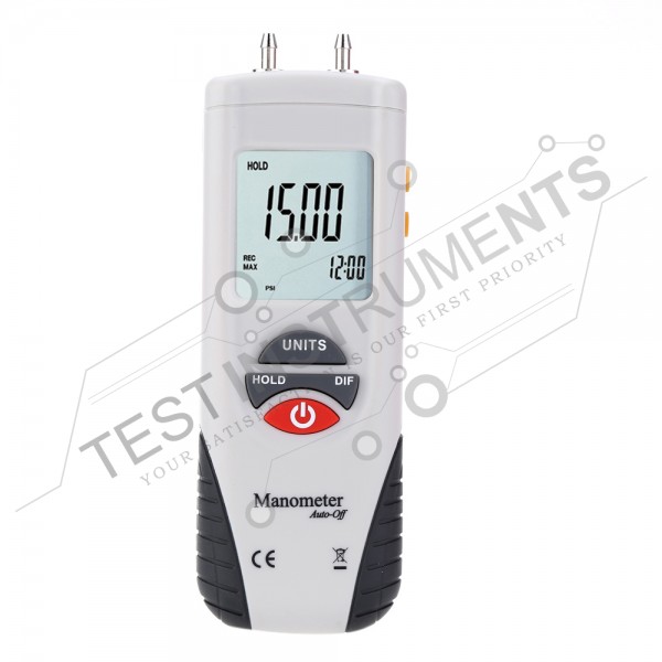 HT1895 Flank Digital Manometer Air Pressure Meter