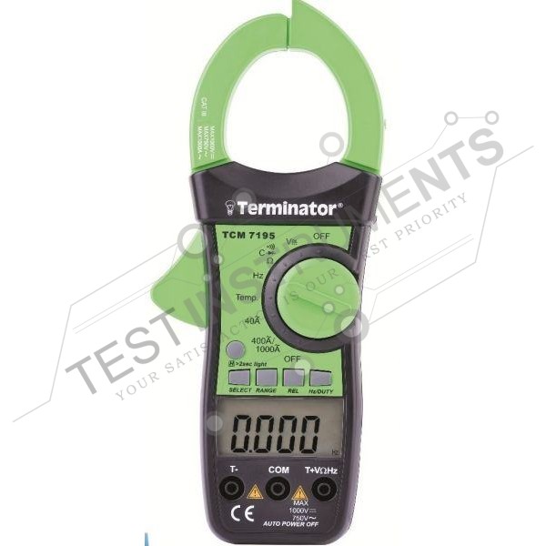 TCM 7195 Terminator Dual Digital Display clamp meter