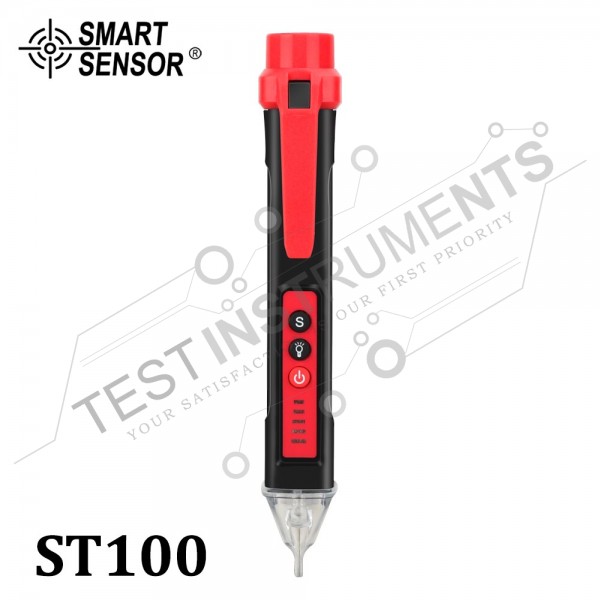 Smart Sensor ST-100 Non-contact Voltage Detector NCV LCD AC/12~1000V