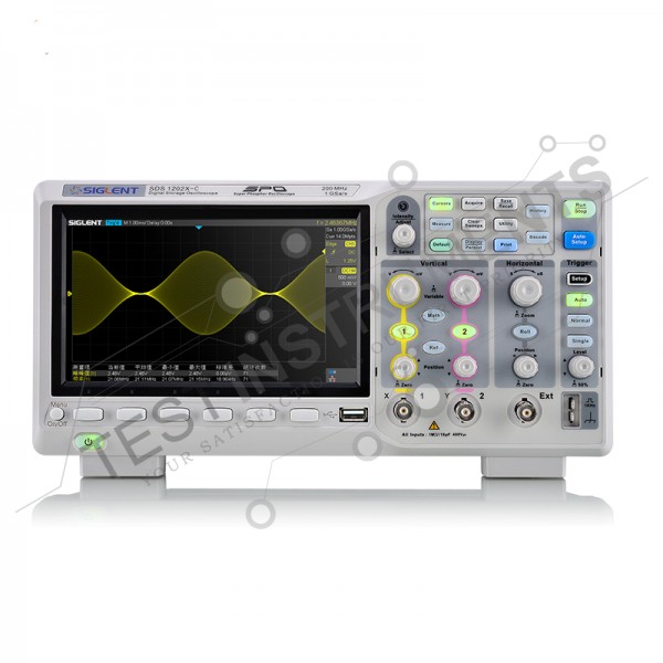 SDS1202X-E Siglent Digital Oscilloscope 200Mhz