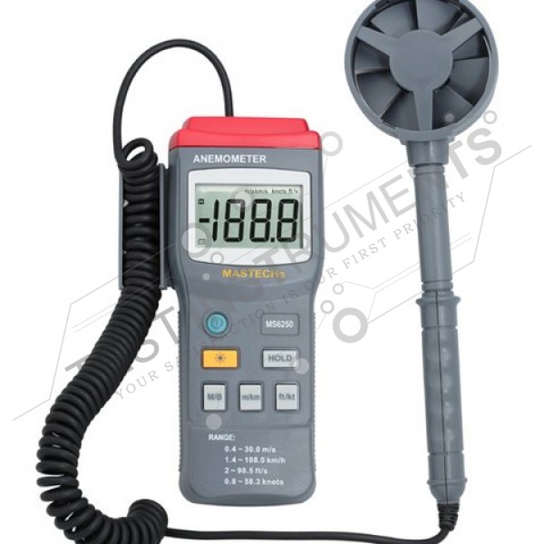 MS6250 Mastech Digital Anemometer Wind Speed Tester Meter