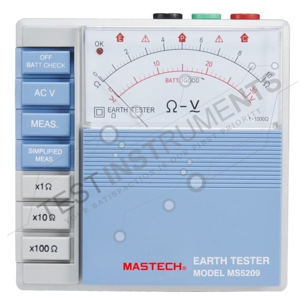 MS5209 Mastech Analog Earth Resistance Tester