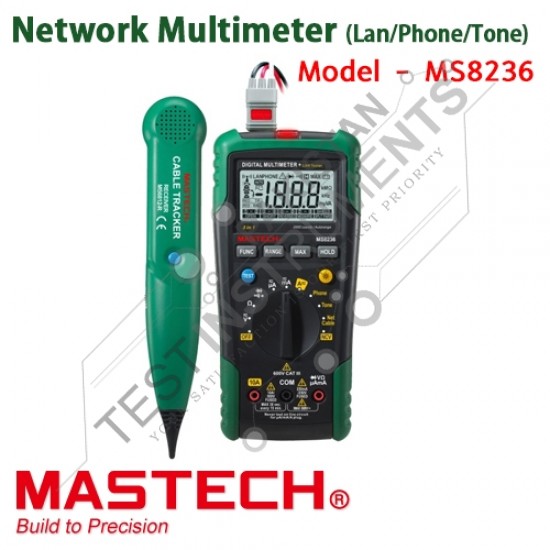 MS8236 Mastech Network Multimeter with Lan/Phone/Tone in Pakistan