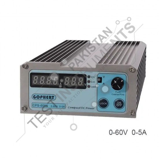 CPS6005 GOPHERT Digital Adjustable Switching DC Power Supply (60V 5A)