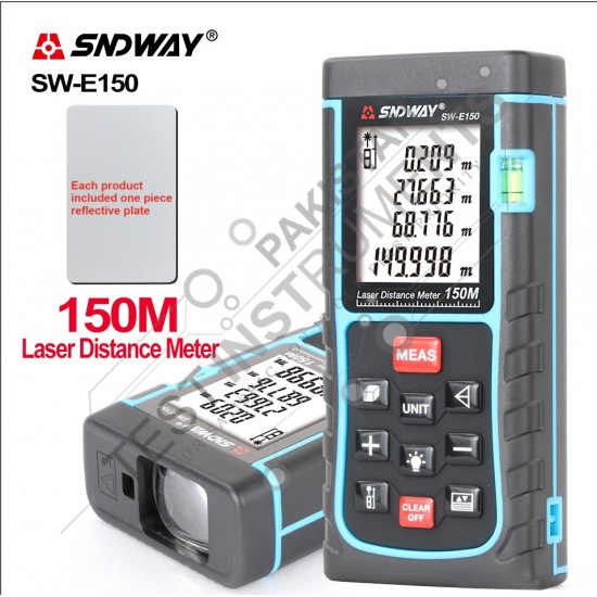 SW150 SNDWAY Digital Laser Distance Meter 150m