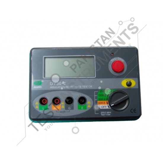 DY 30-2 Digital Insulation Resistance Tester 	500/1000/2500V