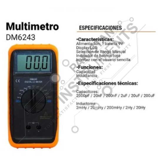 DM-6243L Capacitance meter