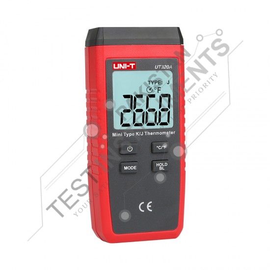 UT320A UNI-T Mini Single-channel K/J Thermocouple Thermometer