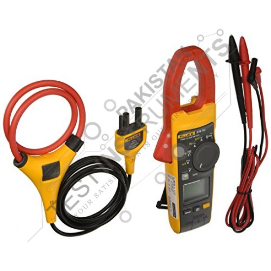 Fluke 376FC True-rms AC/DC Clamp Meter with iFlex 1000A