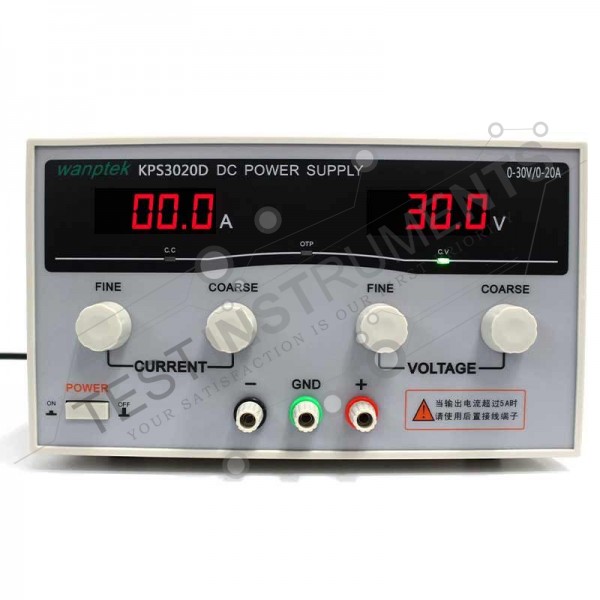 KPS3020D Wanptek Switching DC power supply 220V 0-30V/0-20A
