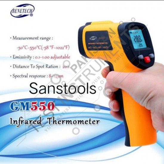 GM550 BENETECH Infrared thermometer -50 ~ 550℃ (-58~1022℉)