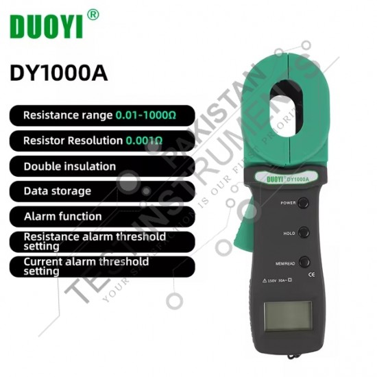 DY1000A DUOYI Earth testers CLAMP-ON GROUND RESISTANCE TESTER DY1000A DUOYI CLAMP-ON GROUND RESISTANCE TESTER