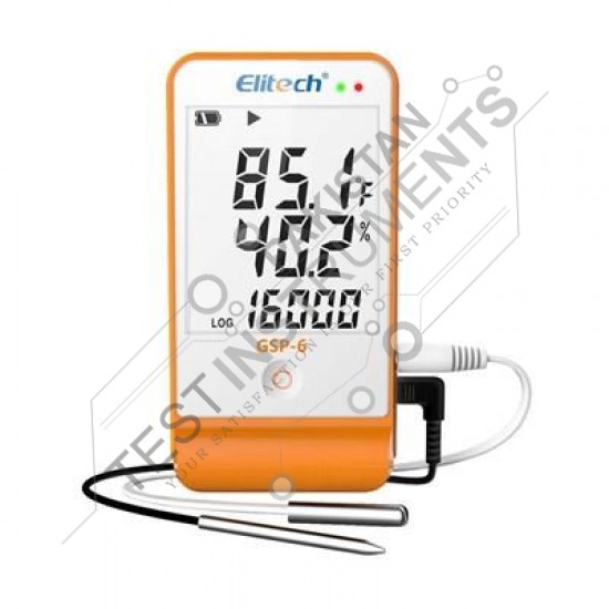 GSP6 Elitech Temperature And Humidity Data Logger With Sensors -40 to 85C