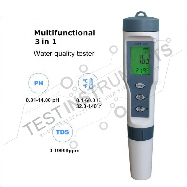 EZ9901 3 in 1 Multifunctional Water Quality Tester