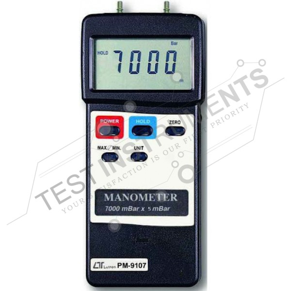 Lutron PM9107 Manometer 7000 Mbar, Differential Input