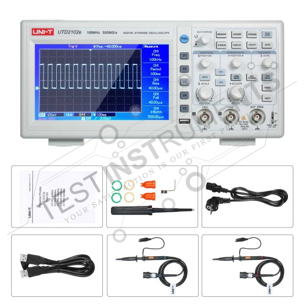 UTD2102E UNI-T Digital Oscilloscope 100MHz
