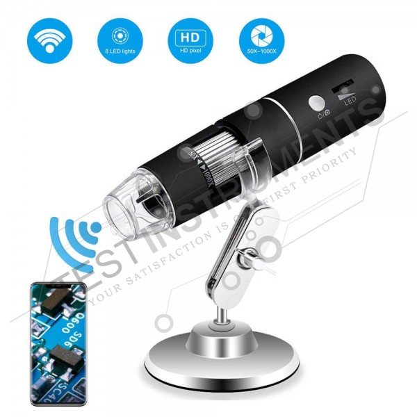 Digital 1000X WIFI Microscope Magnifier Camera for Android & IOS Phones