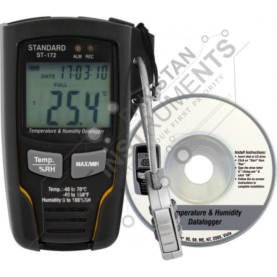 ST172 Standard Temperature Humidity Data Logger -40 to 70C