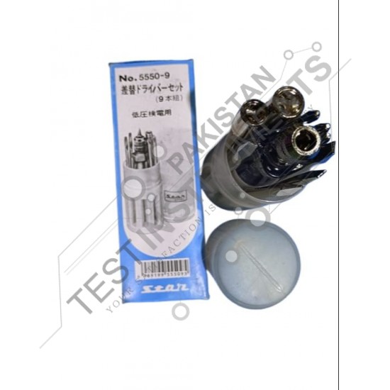 5550-9 Star Interchangeable Screw Driver Set 9pcs Japan 5550-9 Star Interchangeable Screw Driver Set 9pcs Japan