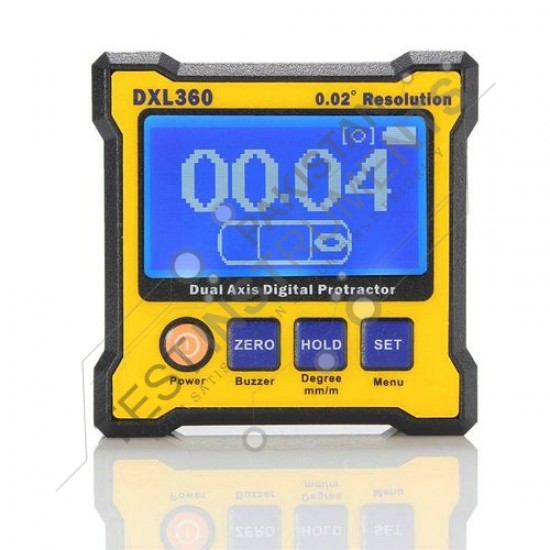 DXL360 Digital Protractor Dual Axis Level Measure Angle Meter