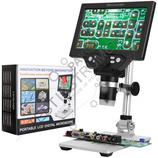 G1200 Digital Microscope 12MP 7 Inch Large Color Screen