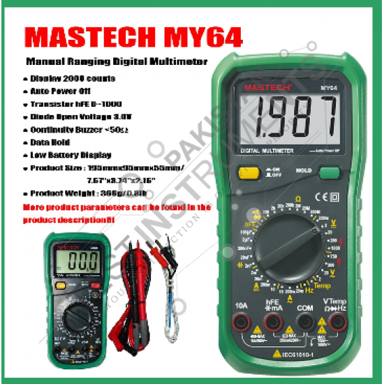 MY-64 Mastech Digital Multimeter