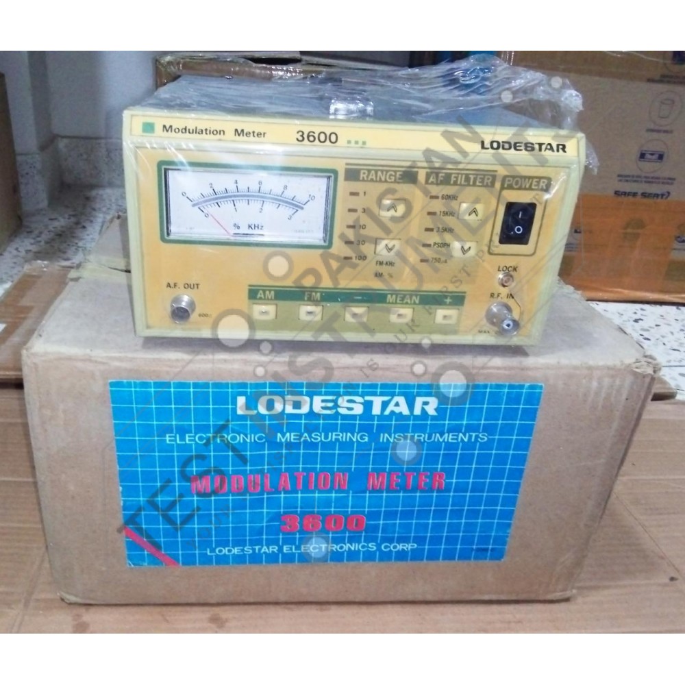 Modulator Meter 3600 Modulation Meter LODESTAR IN PAKISTAN | TEST INSTRUMENTS ...