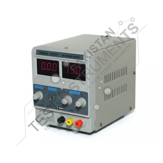 YIHUA 1502D+ DC Power Supply with USB Port