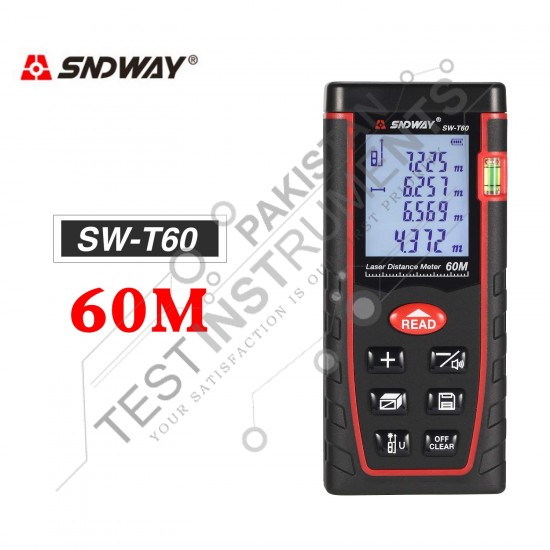 SW T60 SNDWAY Laser Distance Meter 60M