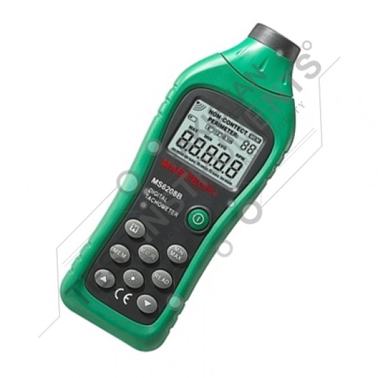 MS6208B MASTECH Digital Tachometer Non Contact RPM Meter