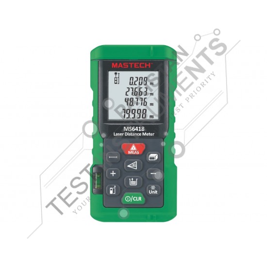 MS6418 Mastech Laser Distance Meter 80M