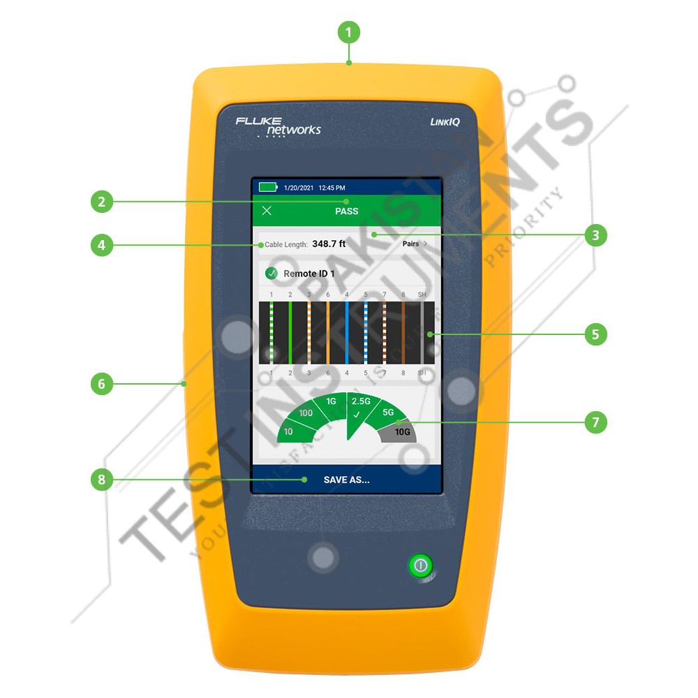 Fluke Networks LIQ-100 LinkIQ cable + network tester price in pakistan