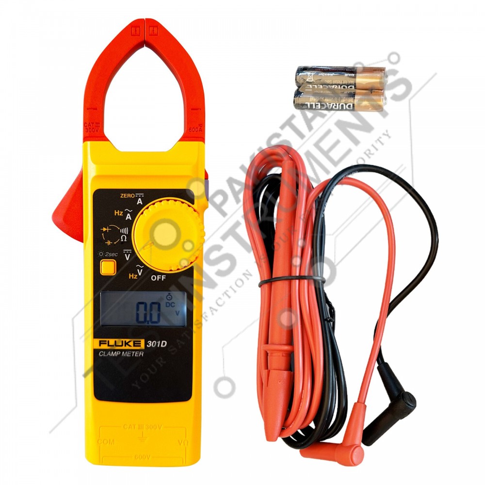 FLUKE 301D AC/DC Clamp Meter in Pakistan | Test Instruments Pakistan