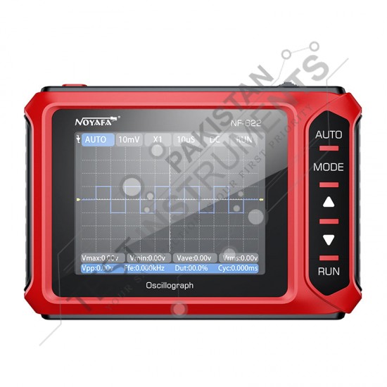 NF622 NOYAFA Mini Handheld Digital Oscilloscope Buy NF622 NOYAFA Mini Handheld Digital Oscilloscope in Pakistan at best price. Portable oscilloscope for waveform analysis, electronics troubleshooting, and field diagnostics.