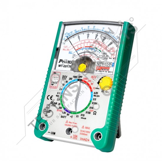 Pro'sKit MT-2017N Analog Multimeter Pakistan Pro'sKit MT-2017N Protective Function Analog Multimeter