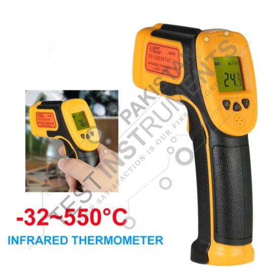 AS530 SMART SENSOR Digital Non-Contact IR Infrared Thermometer -32℃ to 550℃