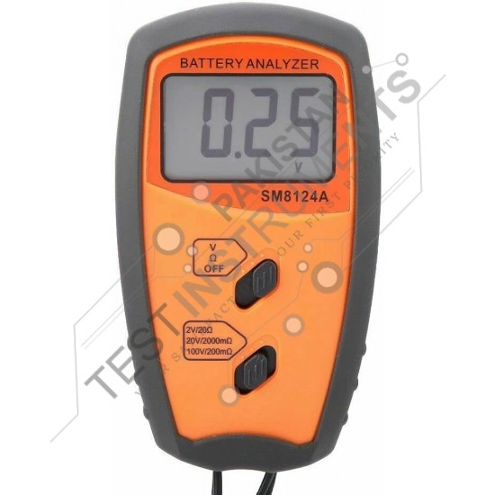 SM8124A Portable Battery Internal Resistance Voltage Meter