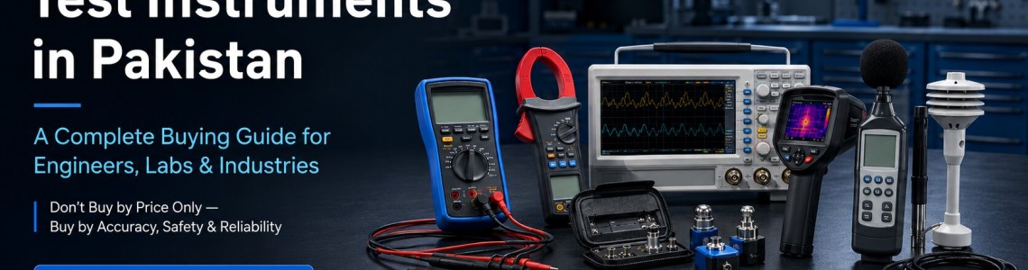 Test Instruments in Pakistan: Complete Buying Guide for Engineers, Labs & Industries